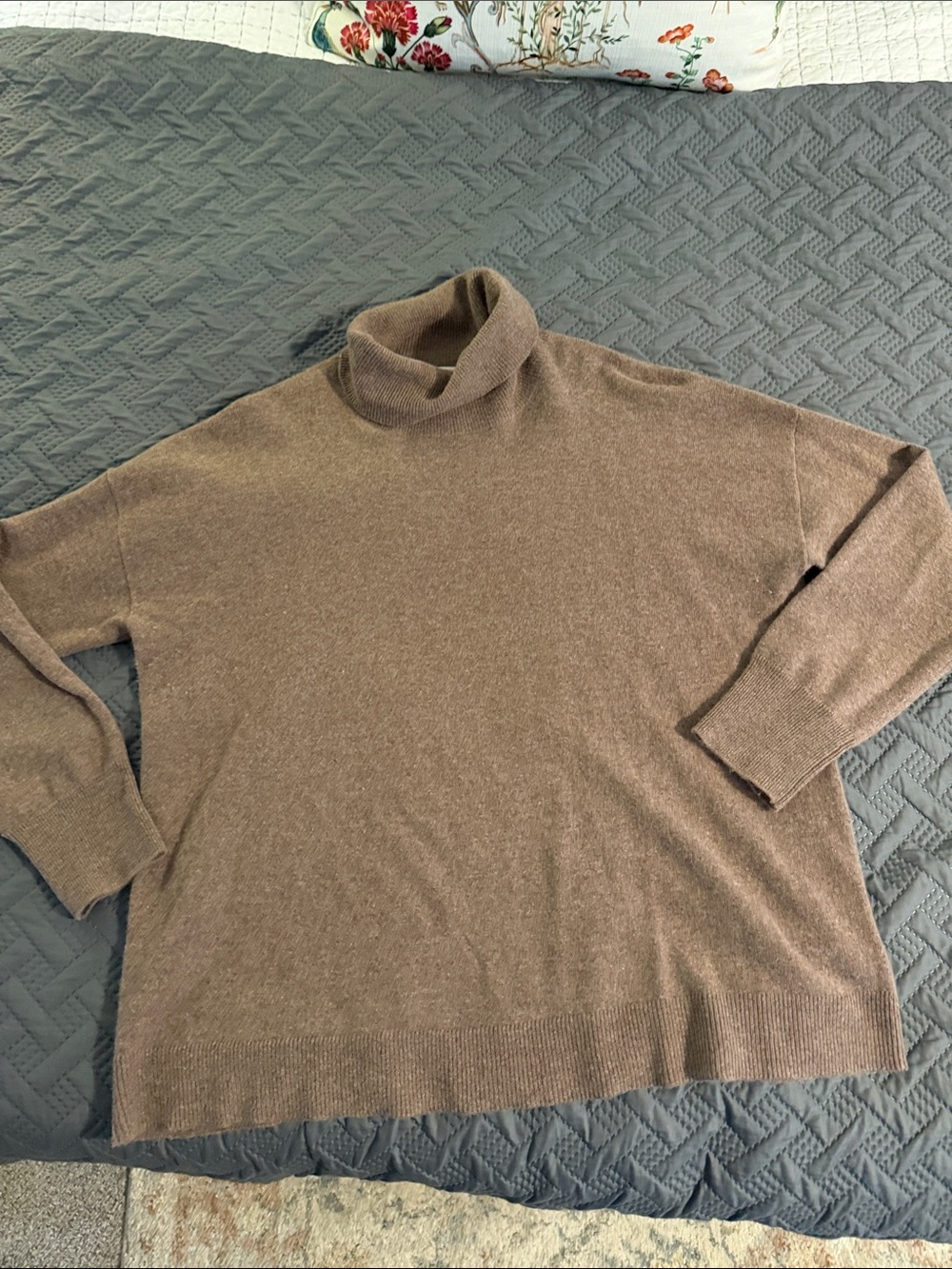 Nordstrom Brown Turtleneck Sweater